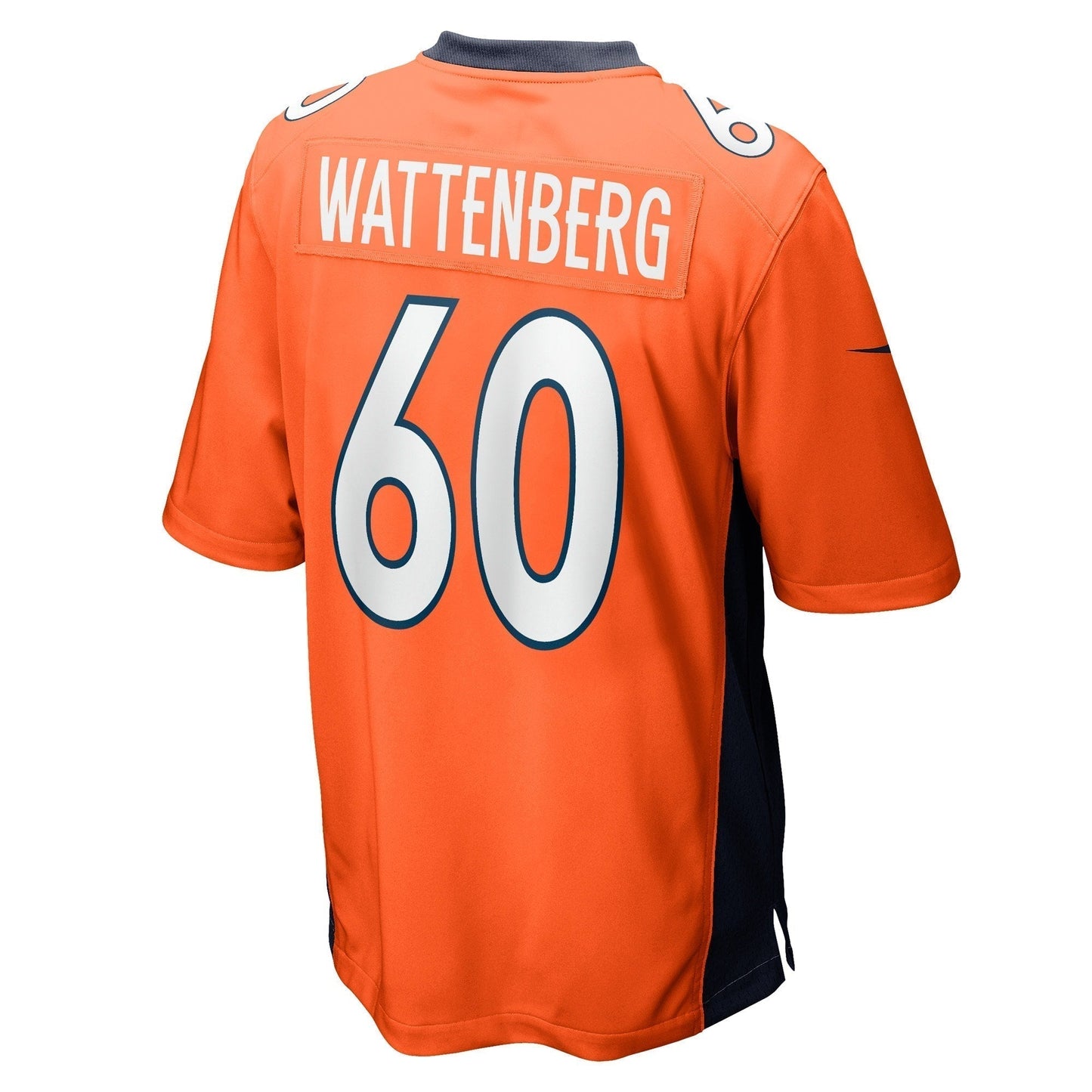 Luke Wattenberg Denver Broncos Nike Game Jersey - Orange