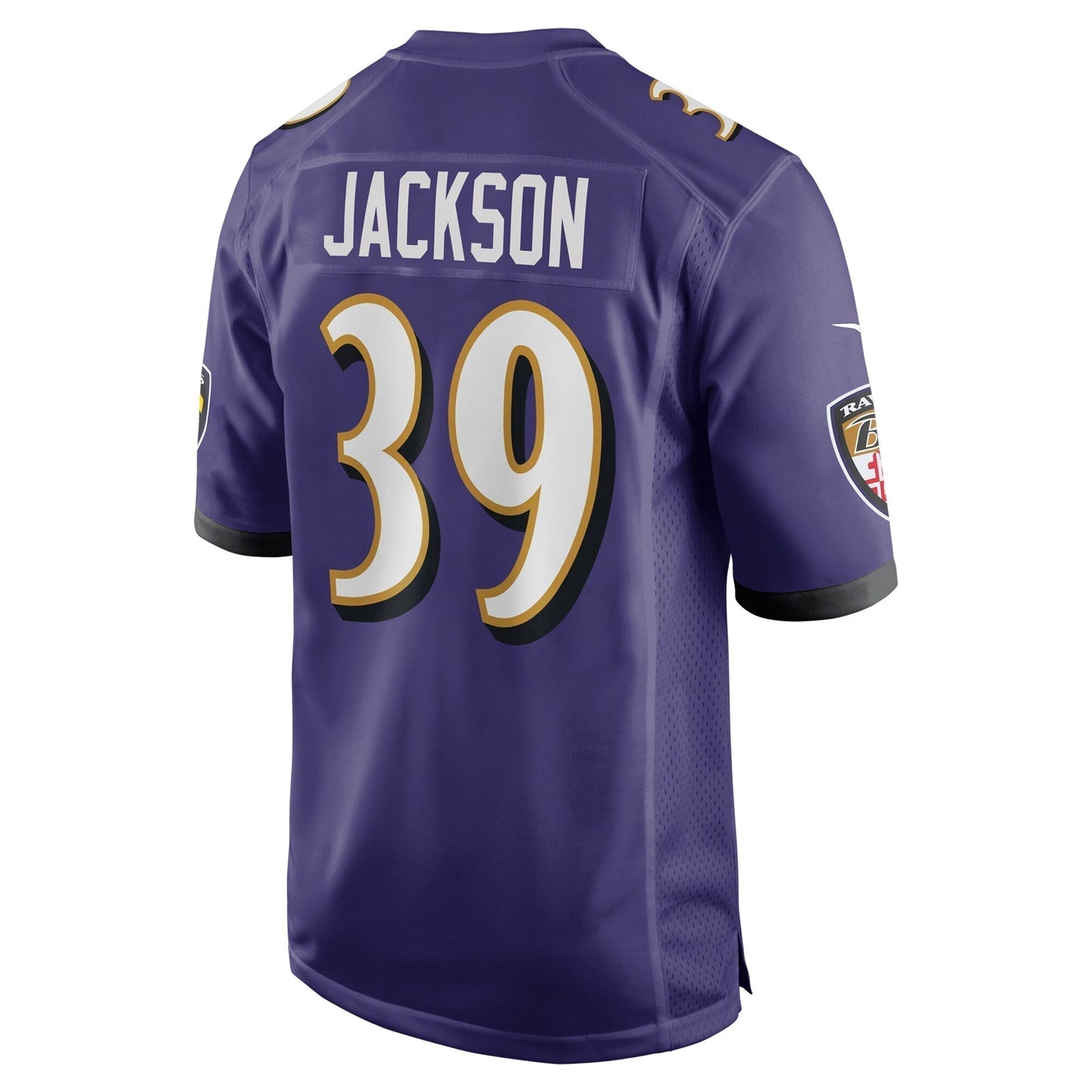 Eddie Jackson Baltimore Ravens Nike Team Game Jersey - Purple