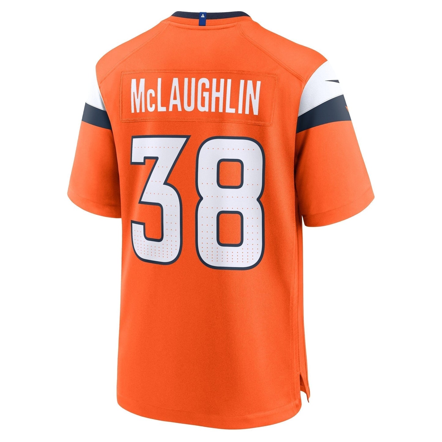Jaleel McLaughlin Denver Broncos Nike Team Game Jersey - Orange