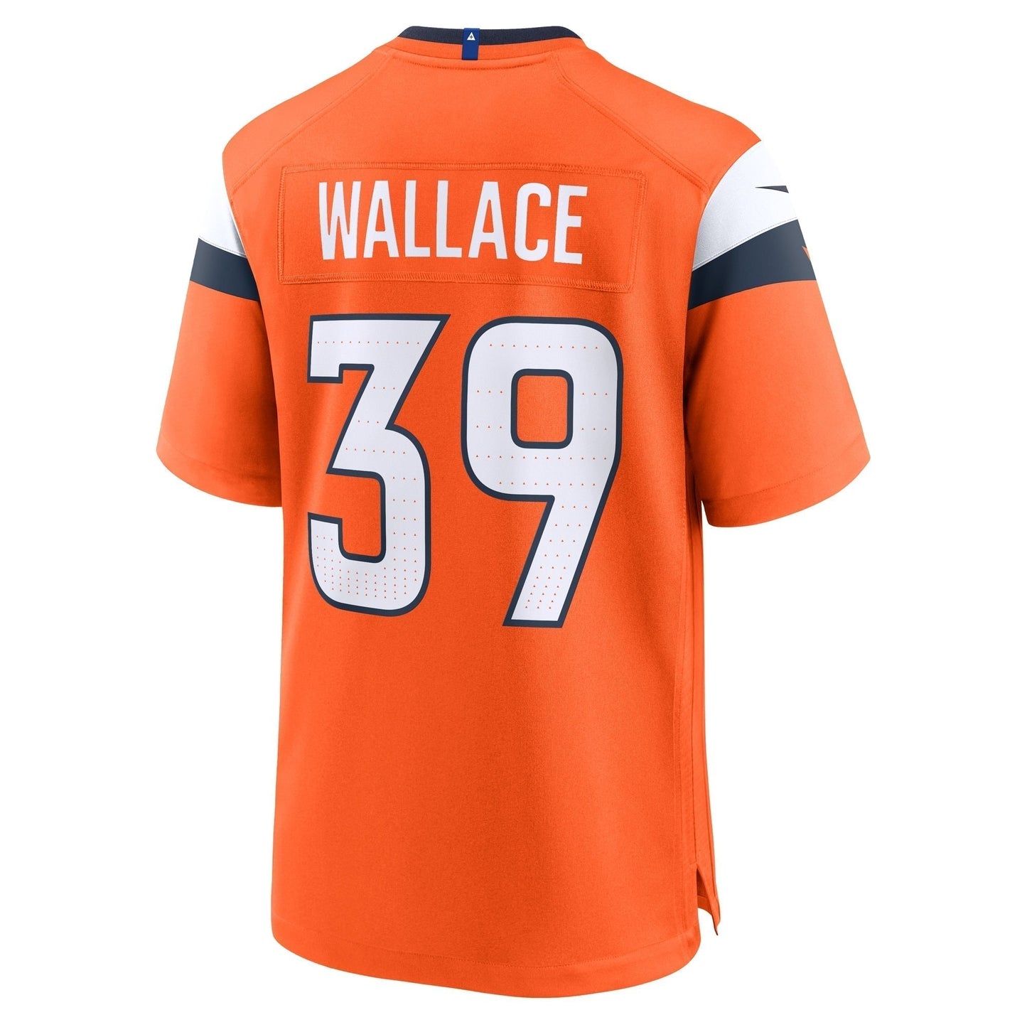 Levi Wallace Denver Broncos Nike Team Game Jersey - Orange