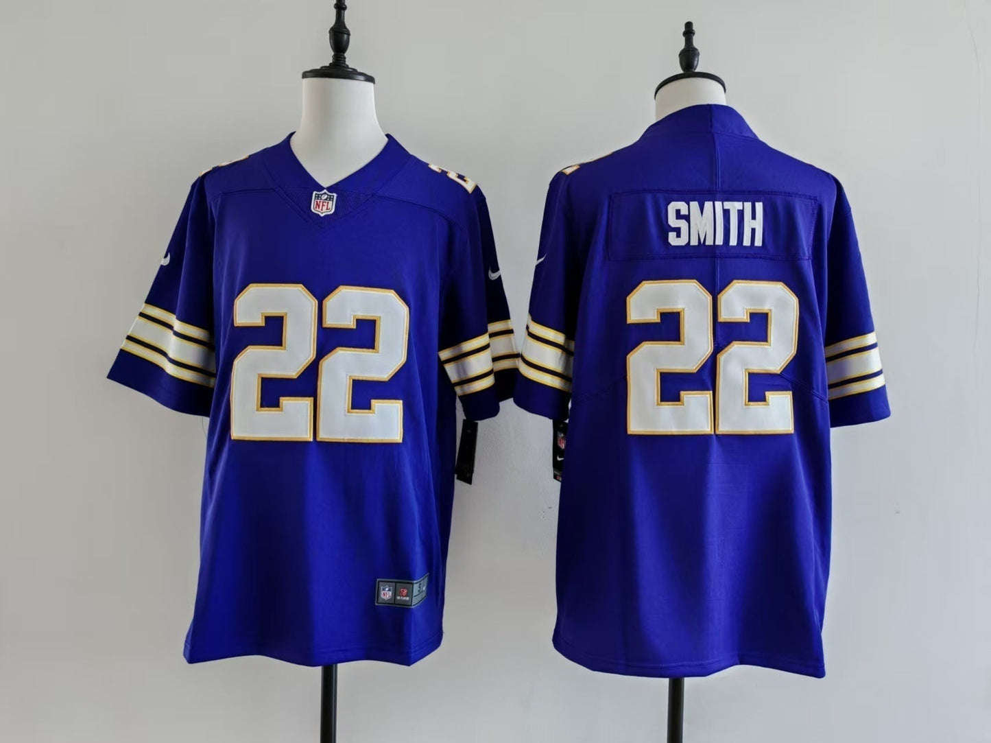 Men's Minnesota Vikings Harrison Smith Nike Jersey - Retro Purple