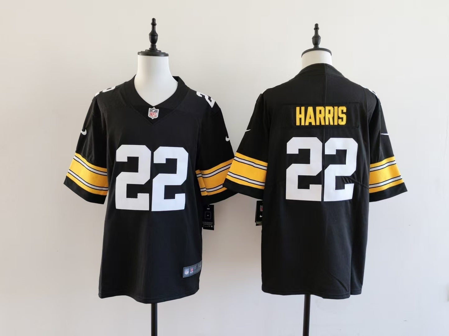 Men's Pittsburgh Steelers Najee Harris Nike Jersey - Black-No team logo
