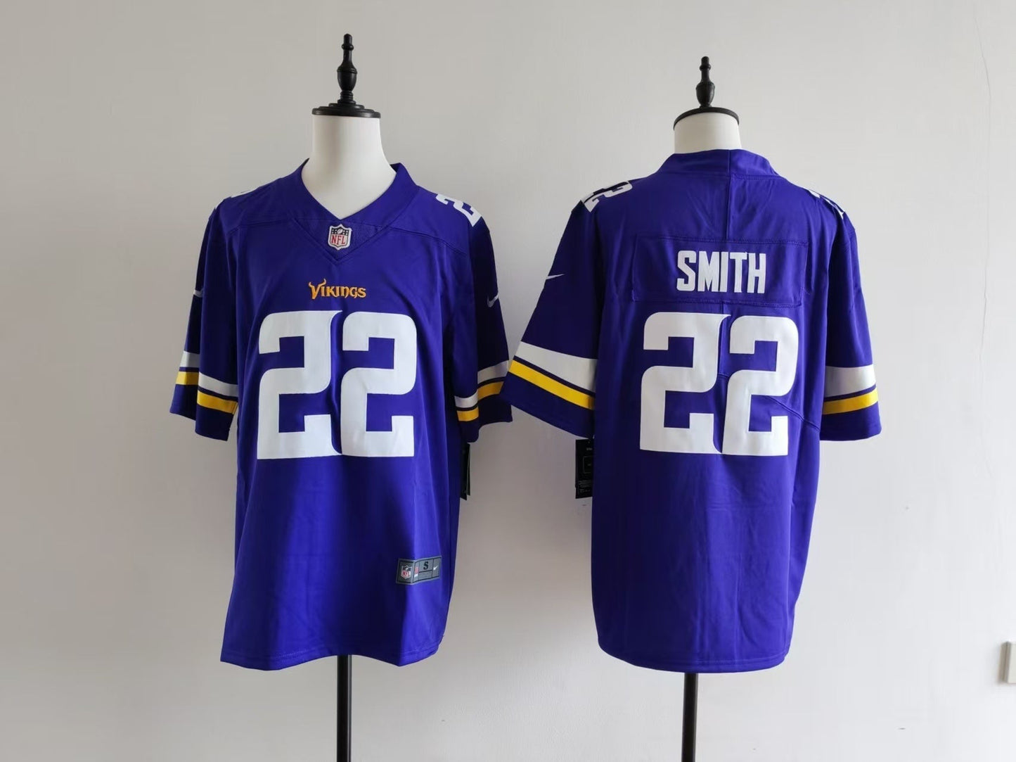 Men's Minnesota Vikings Harrison Smith Nike Jersey - Purple#22