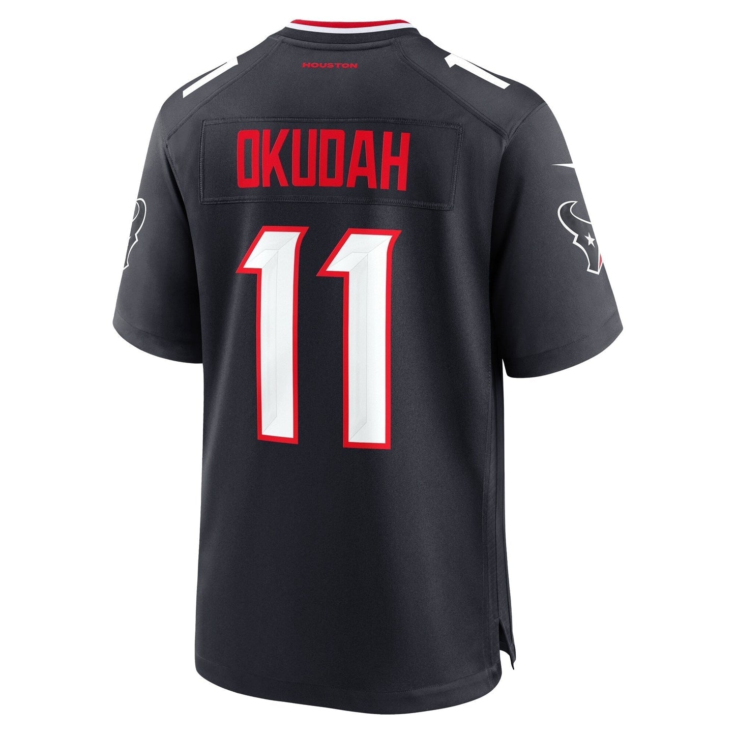 Jeff Okudah Houston Texans Nike Team Game Jersey - Navy