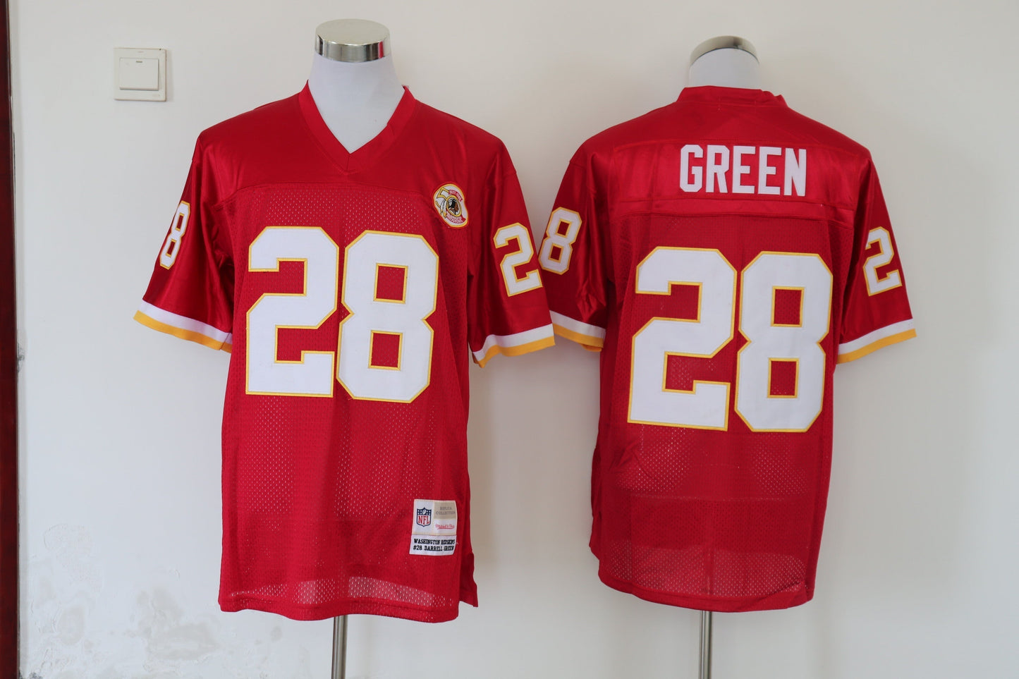 Men's Washington Redskins Darrell Green Burgundy Legacy Replica Jersey1