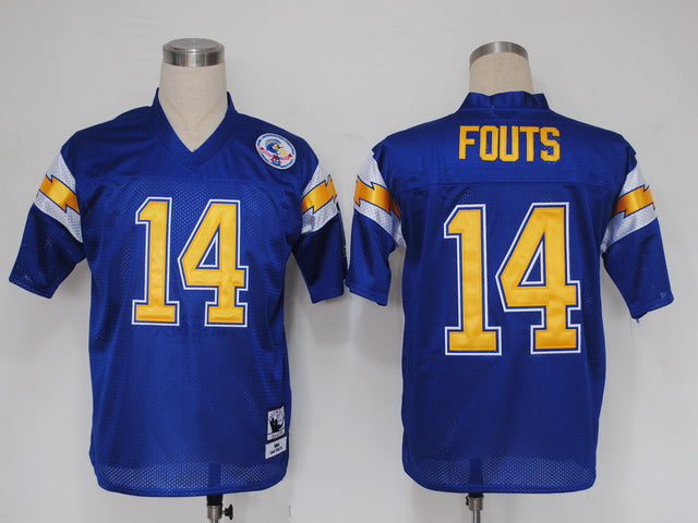 Men's San Diego Chargers Dan Fouts Royal Legacy Replica Jersey1