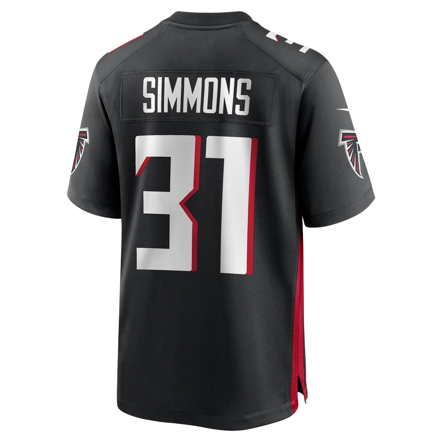 Justin Simmons Atlanta Falcons Nike Team Game Jersey - Black