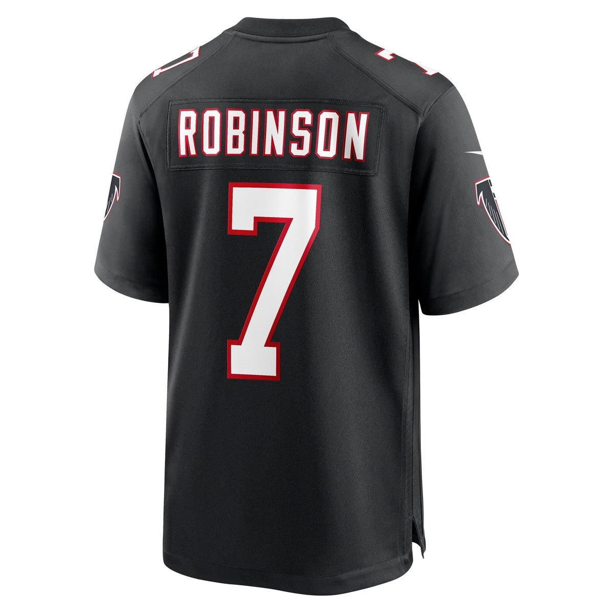 Bijan Robinson Atlanta Falcons Nike Throwback Game Jersey - Black