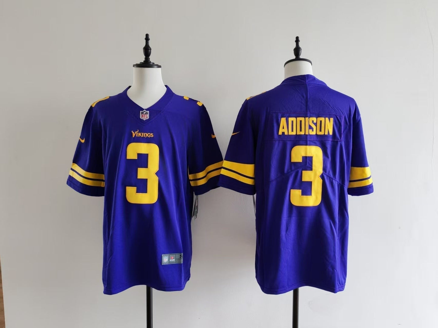 Men's Minnesota Vikings Jordan Addison Nike Jersey - Purple