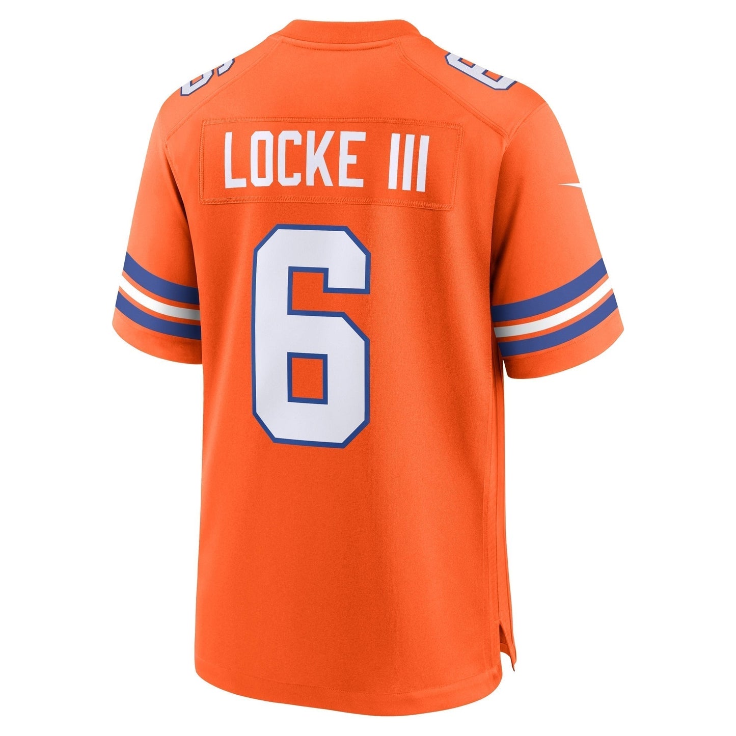 P.J. Locke III Denver Broncos Nike Mile High Collection 1977 Throwback Game Jersey - Orange