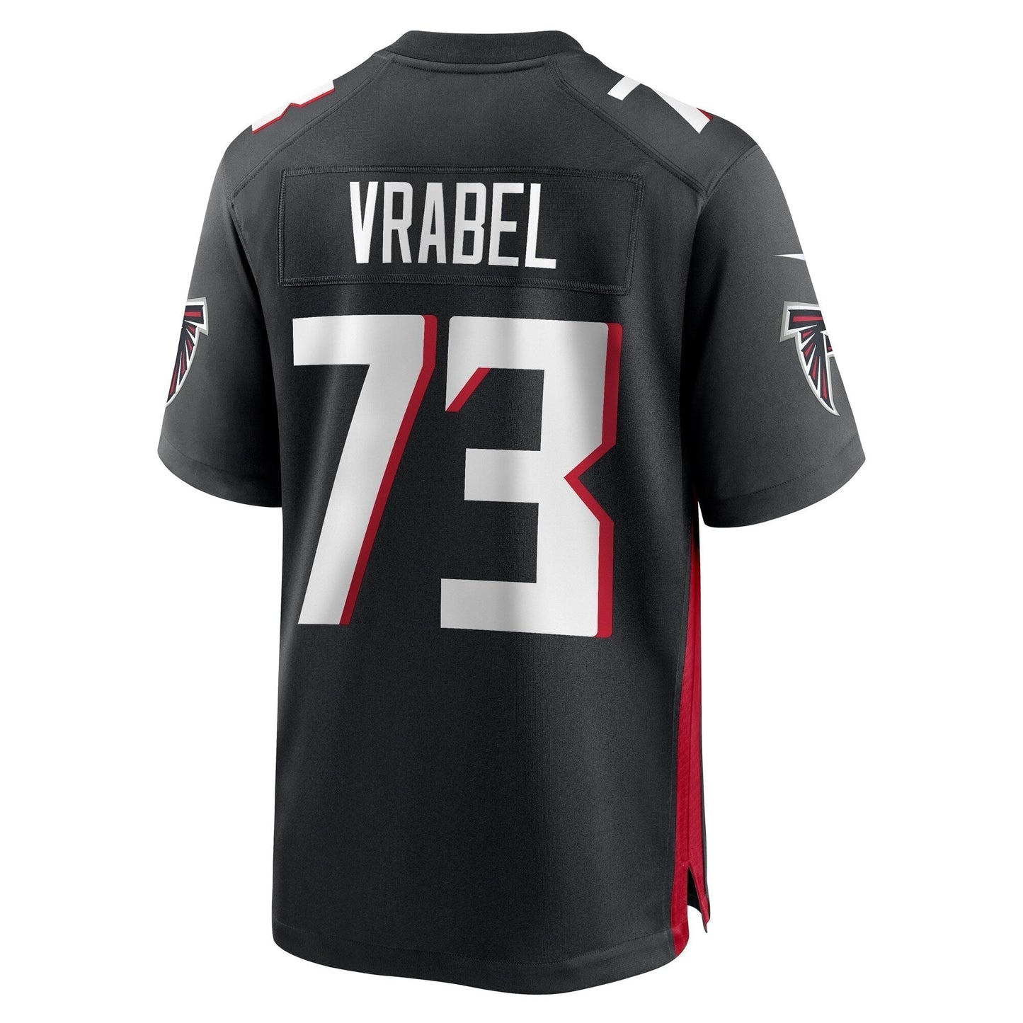 Tyler Vrabel Atlanta Falcons Nike Game Jersey - Black
