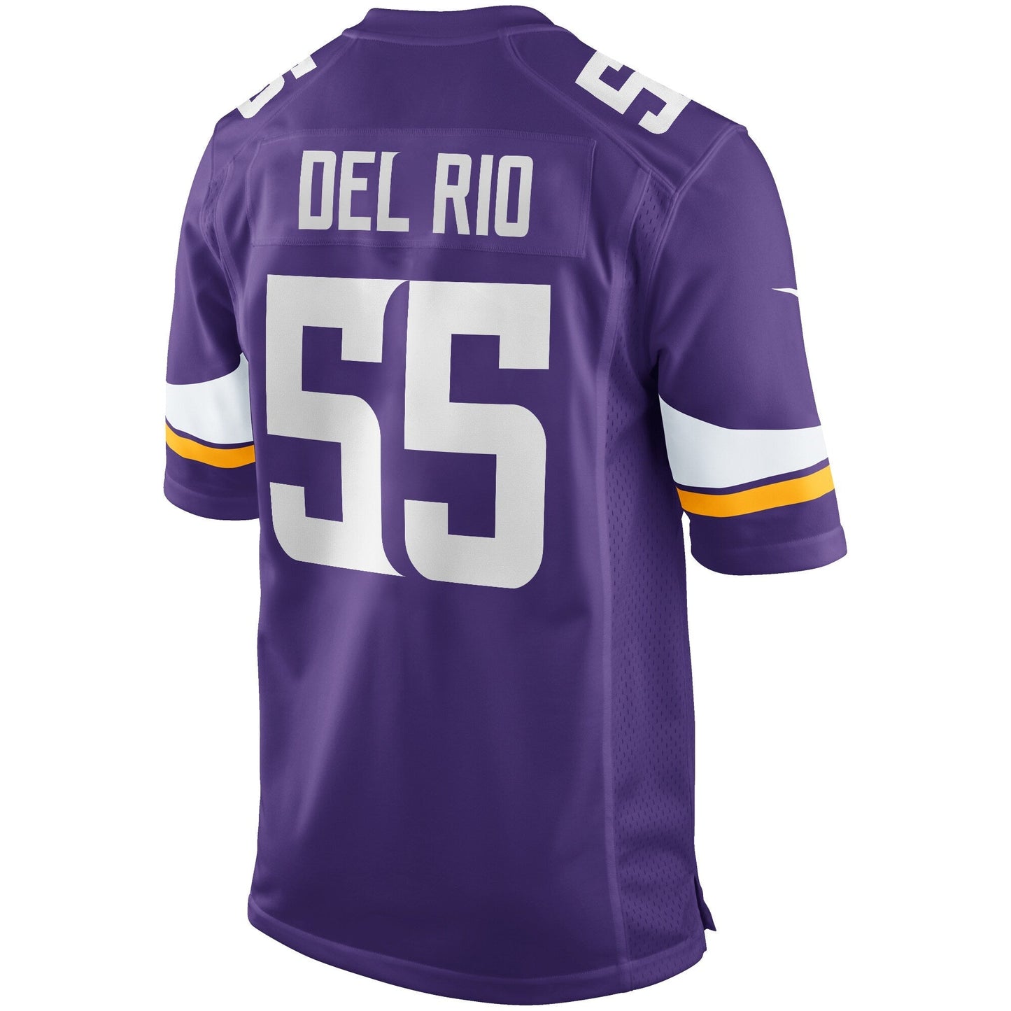 Jack Del Rio Minnesota Vikings Nike Game Retired Jersey - Purple