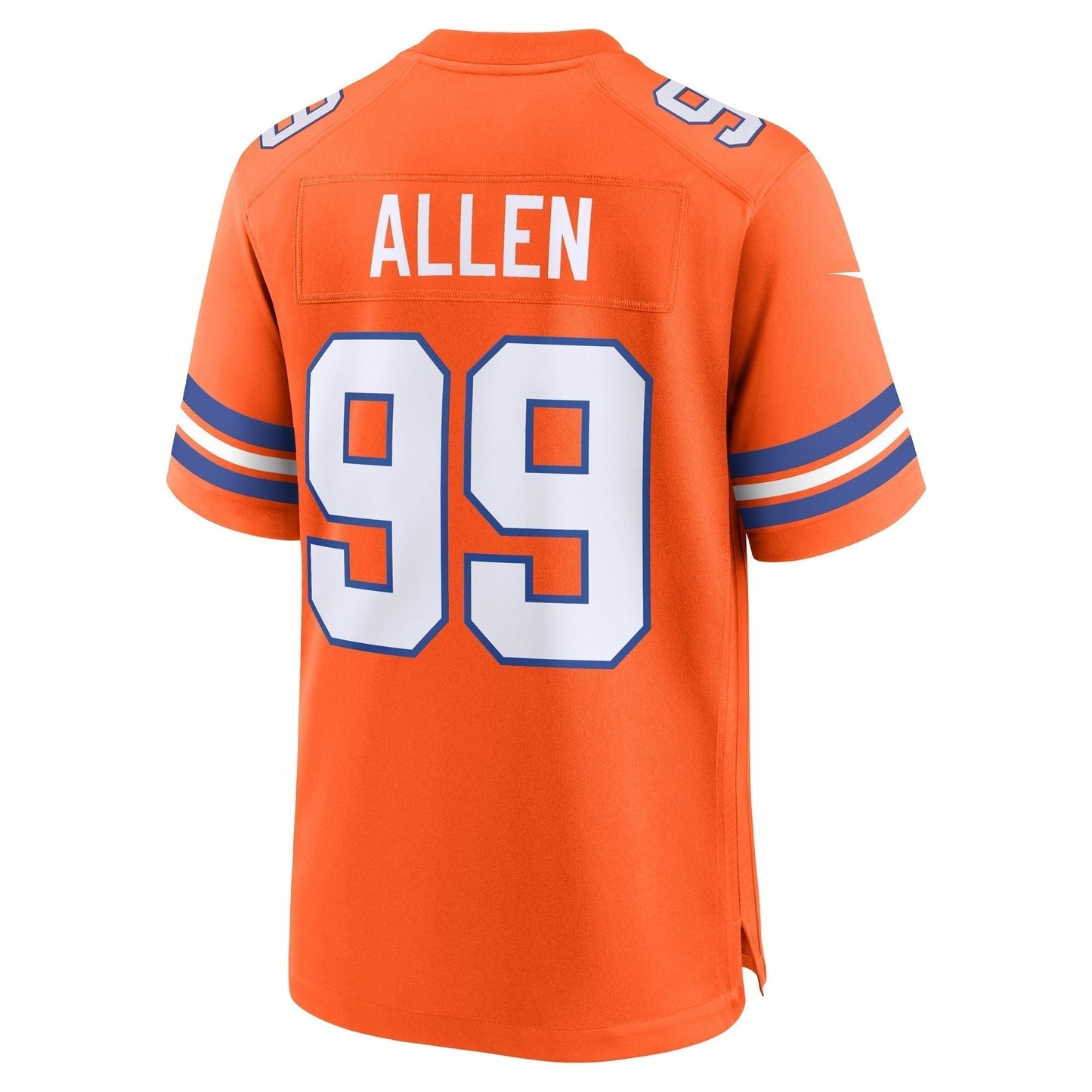 Zach Allen Denver Broncos Nike Mile High Collection 1977 Throwback Game Jersey - Orange