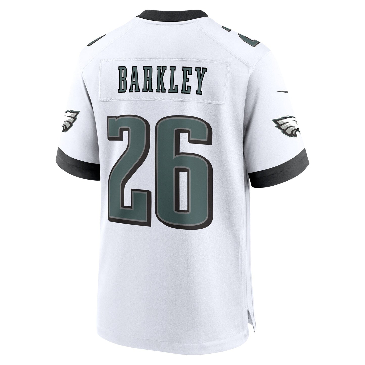 Saquon Barkley Philadelphia Eagles Nike White Game Jersey - White