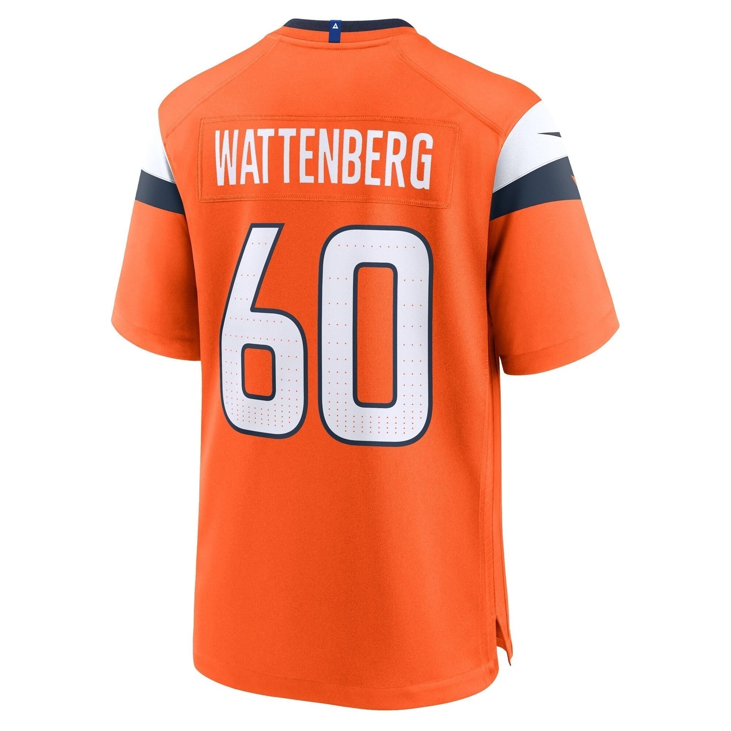 Luke Wattenberg Denver Broncos Nike Team Game Jersey - Orange