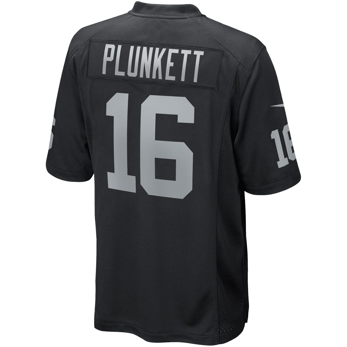 Jim Plunkett Las Vegas Raiders Nike Game Retired Jersey - Black