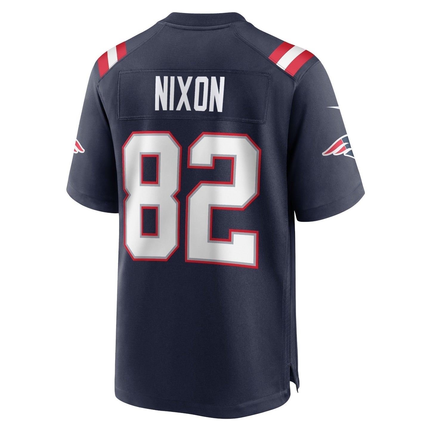 Tre Nixon New England Patriots Nike Game Jersey - Navy