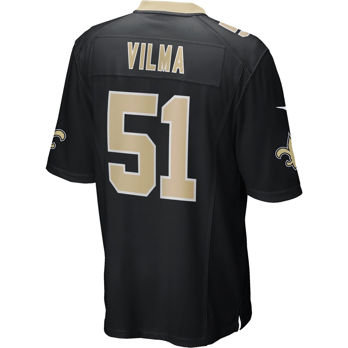Jonathan Vilma New Orleans Saints Nike Game Retired Jersey - Black