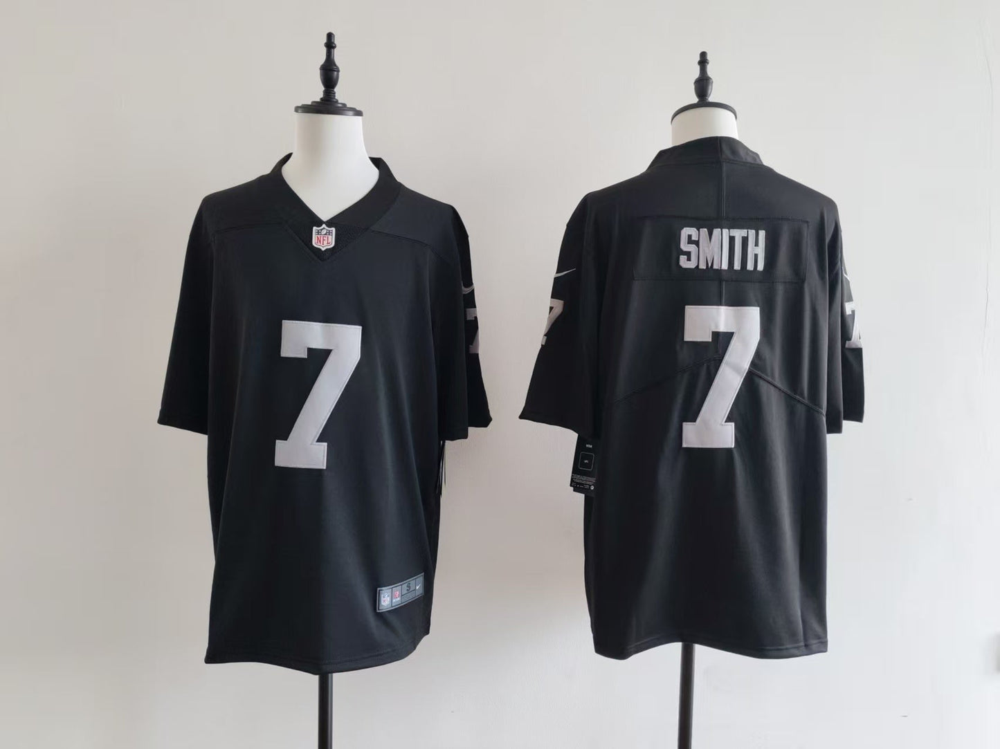 Men's Oakland Raiders Geno Smith Jersey - Black