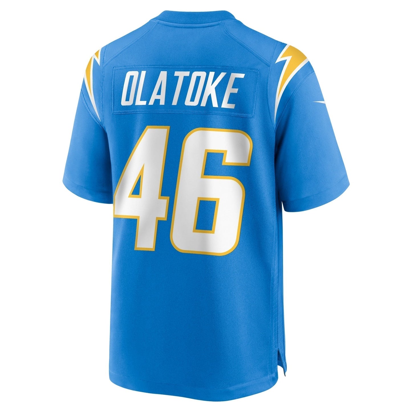 Praise Olatoke Los Angeles Chargers Nike Team Game Jersey - Powder Blue