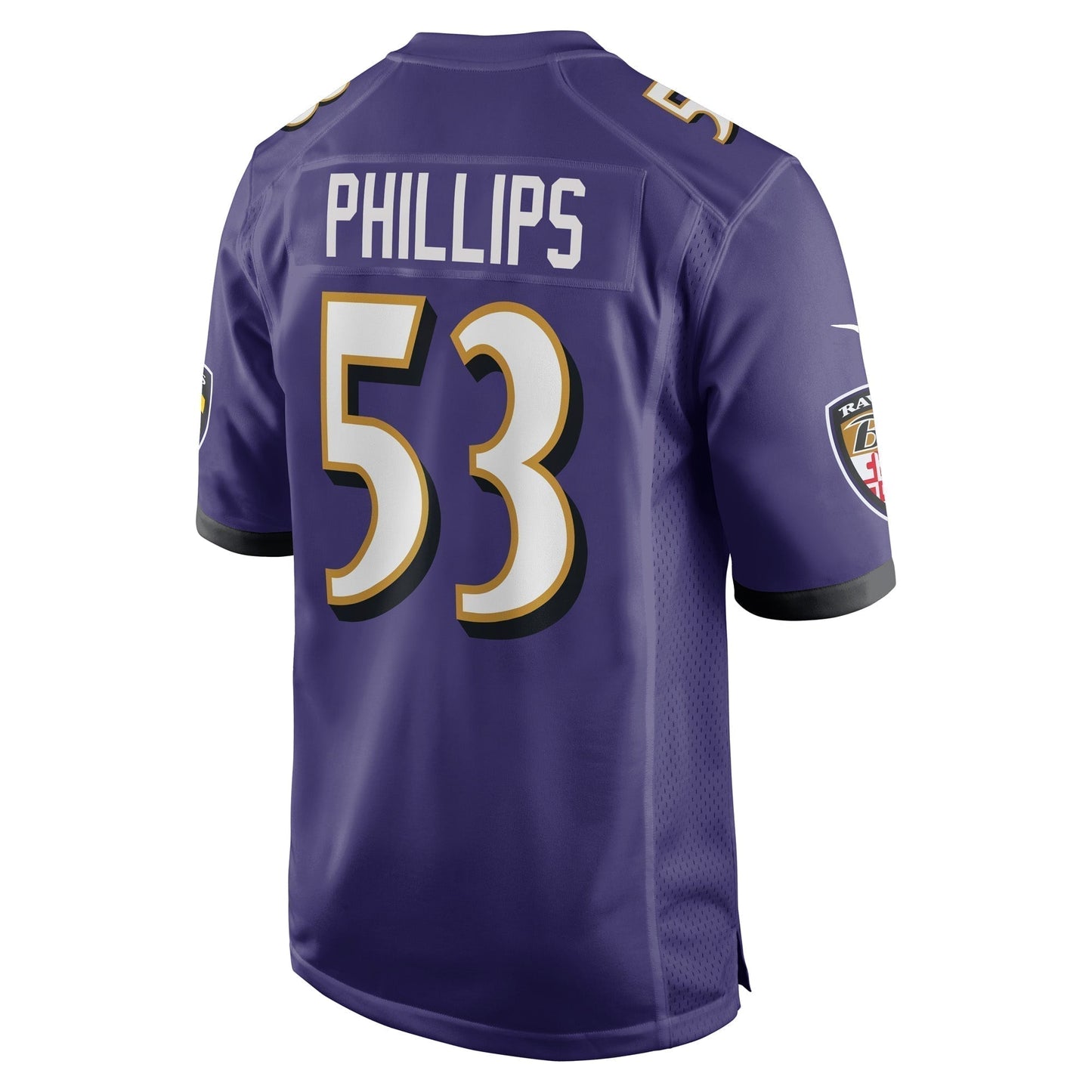 Del'Shawn Phillips Baltimore Ravens Nike Game Jersey - Purple
