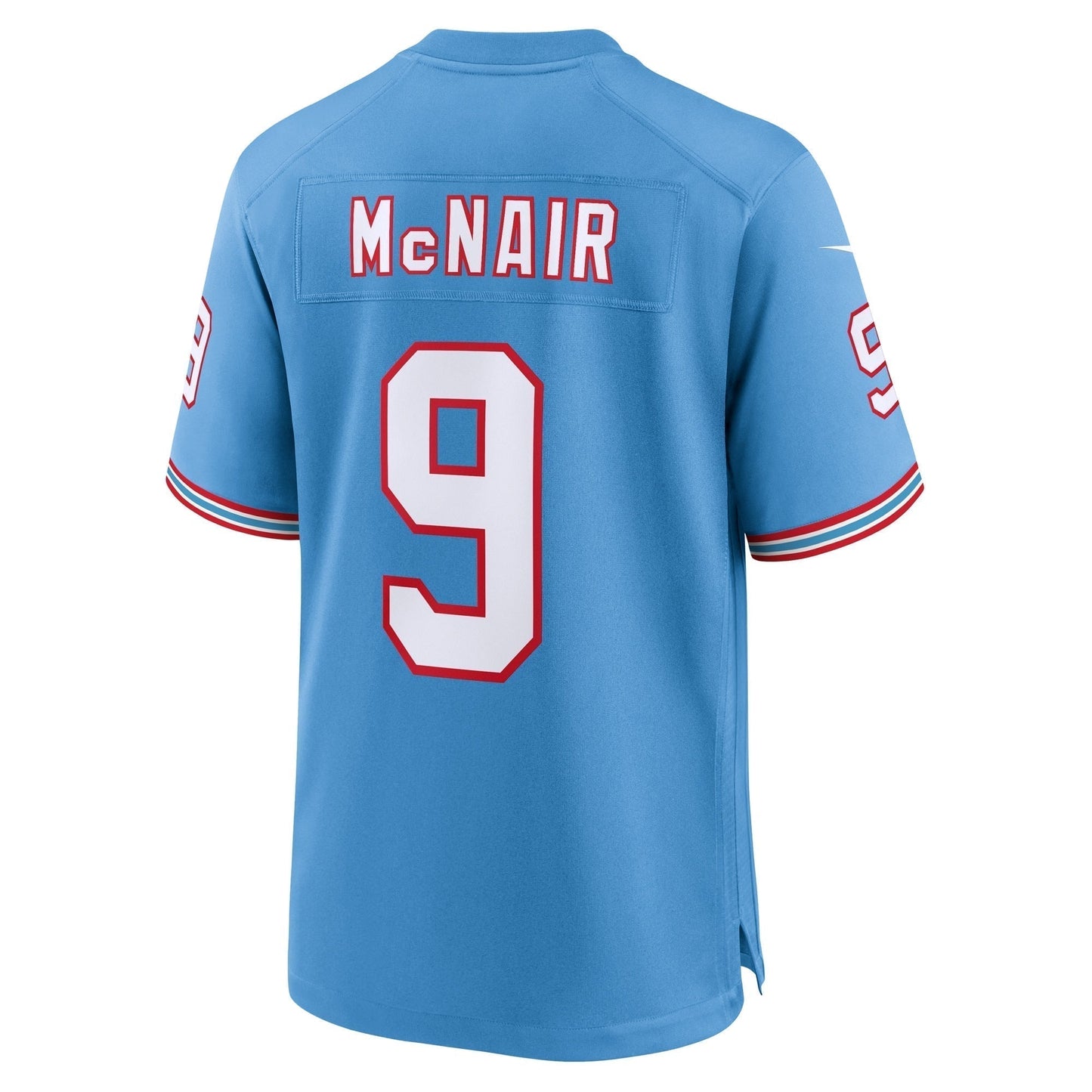 Steve McNair Tennessee Titans Nike Oilers Throwback Retired Game Jersey - Light Blue