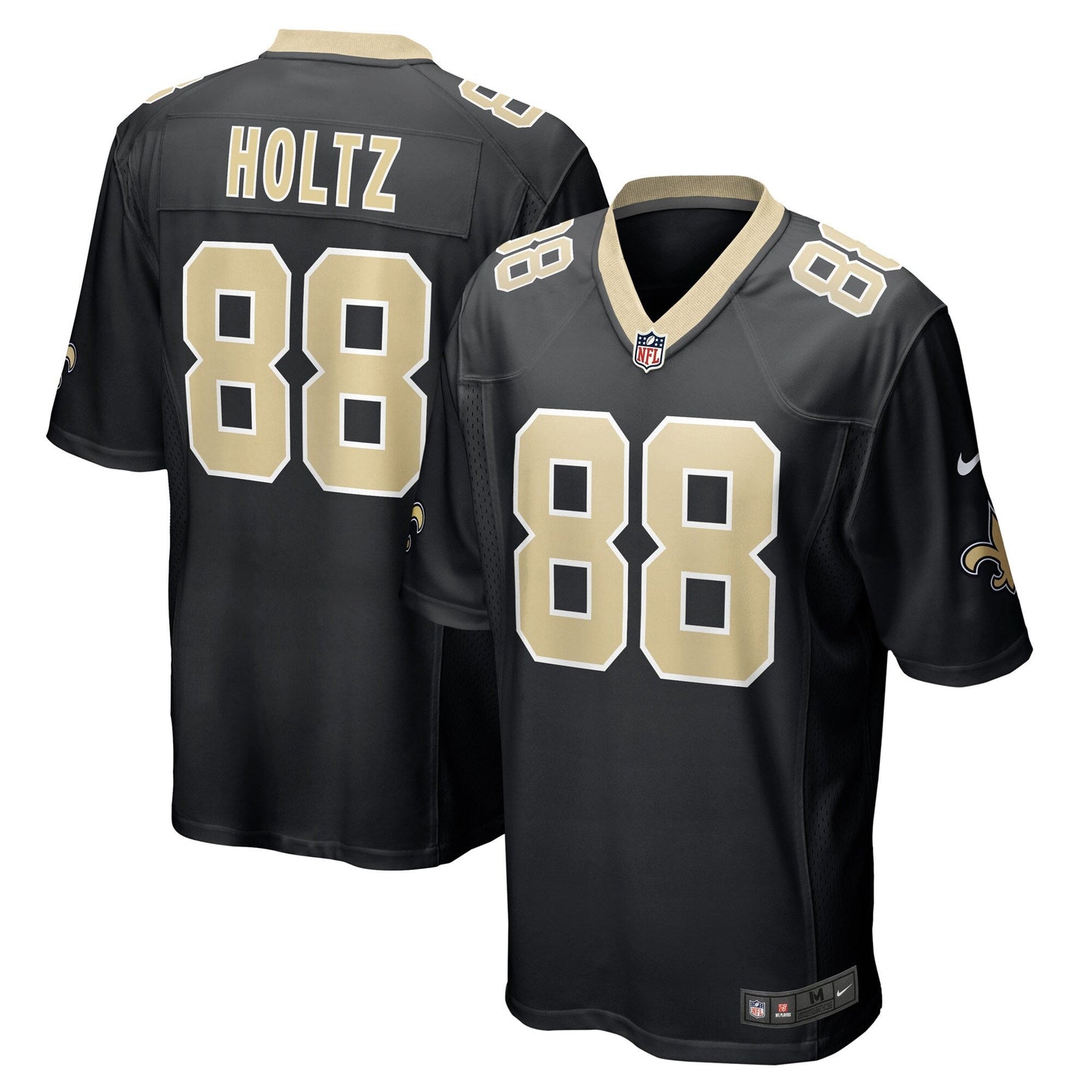 J.P. Holtz New Orleans Saints Nike Game Jersey - Black