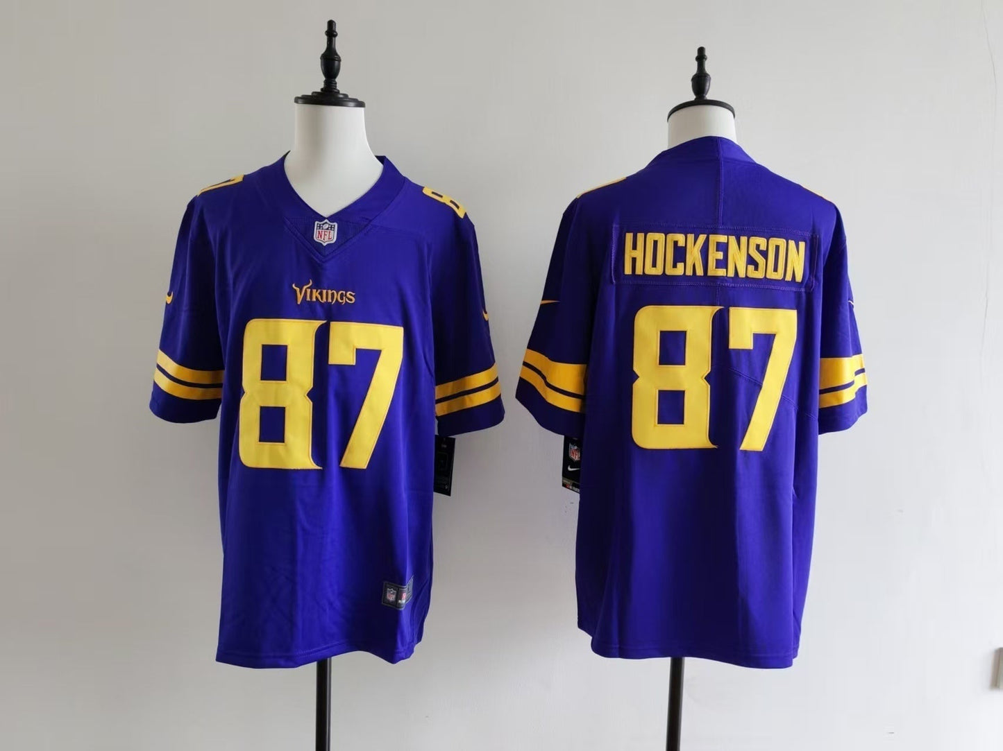 Men's Minnesota Vikings T.J. Hockenson Nike Jersey - Purple