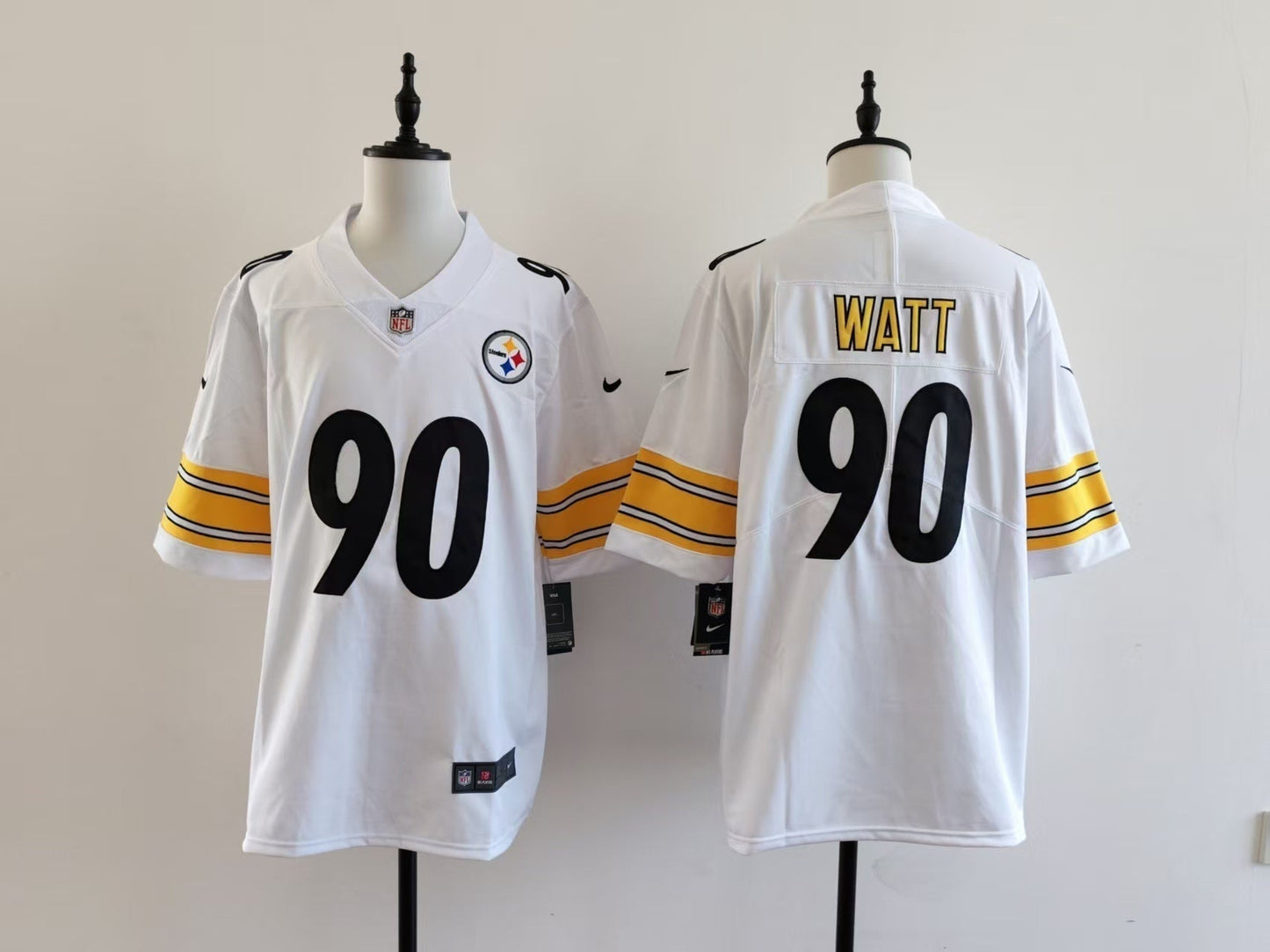 Men's Pittsburgh Steelers T.J. Watt Nike Jersey - White