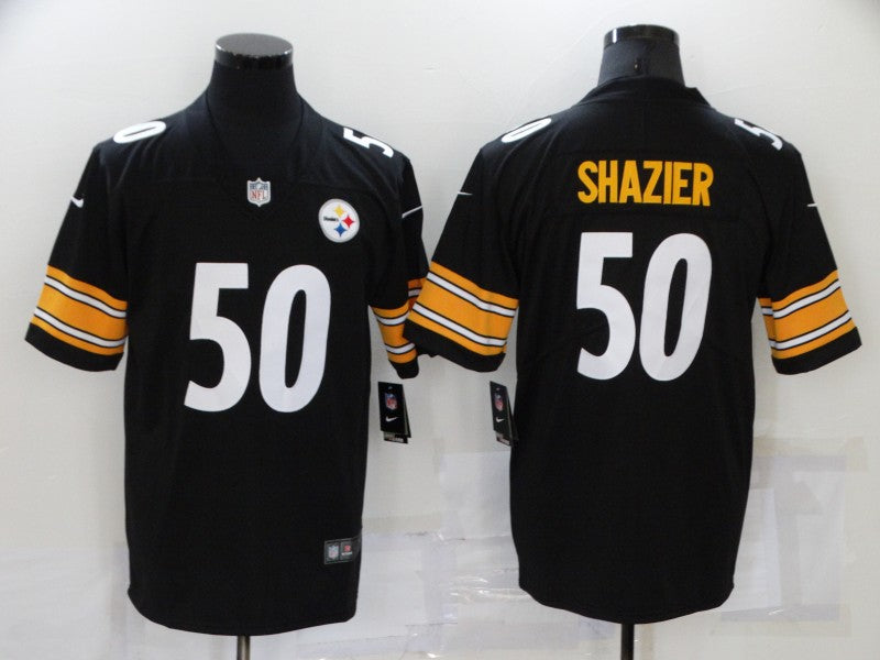 Men's Pittsburgh Steelers Ryan Shazier #50 Black Game Jersey1