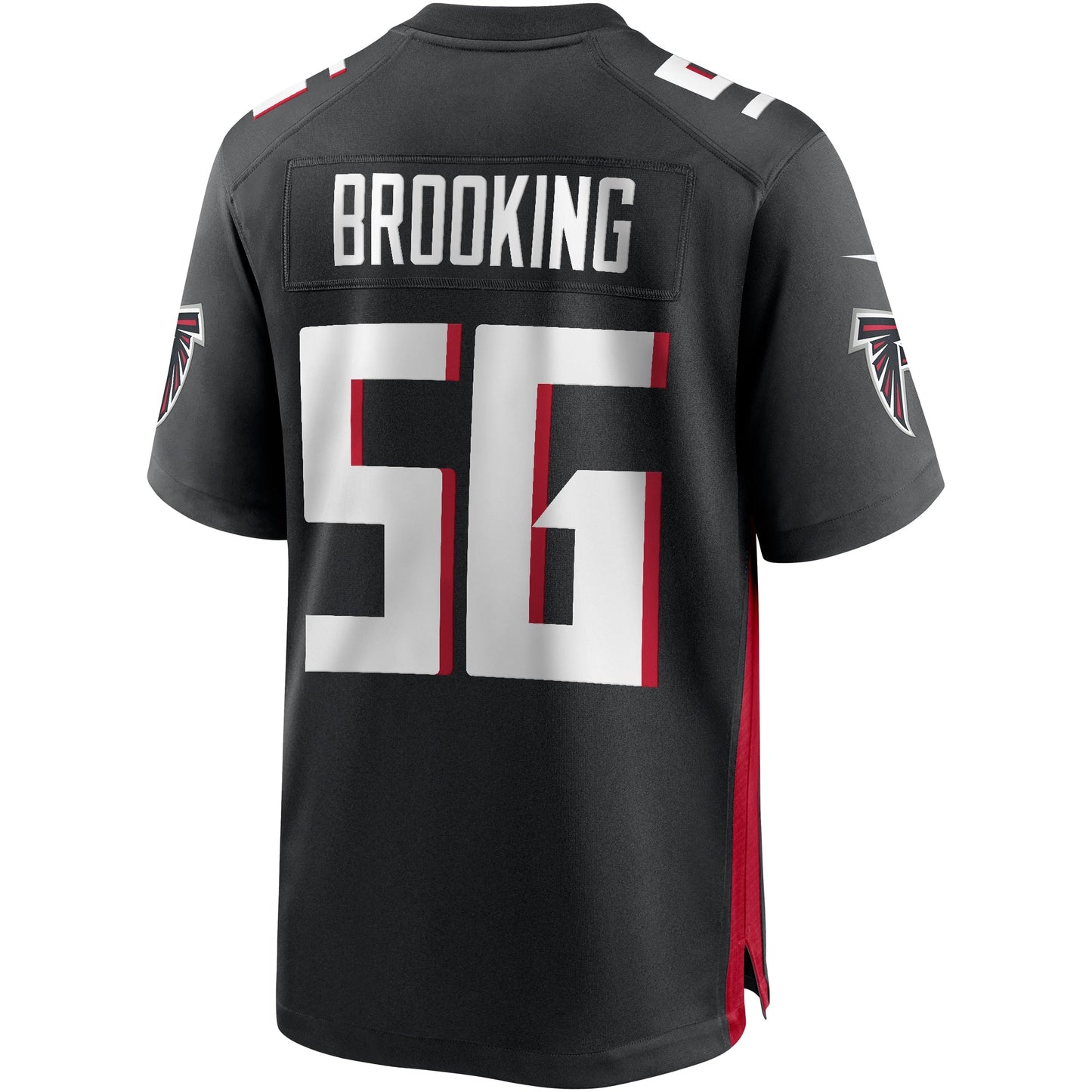Keith Brooking Atlanta Falcons Nike Game Retired Jersey - Black