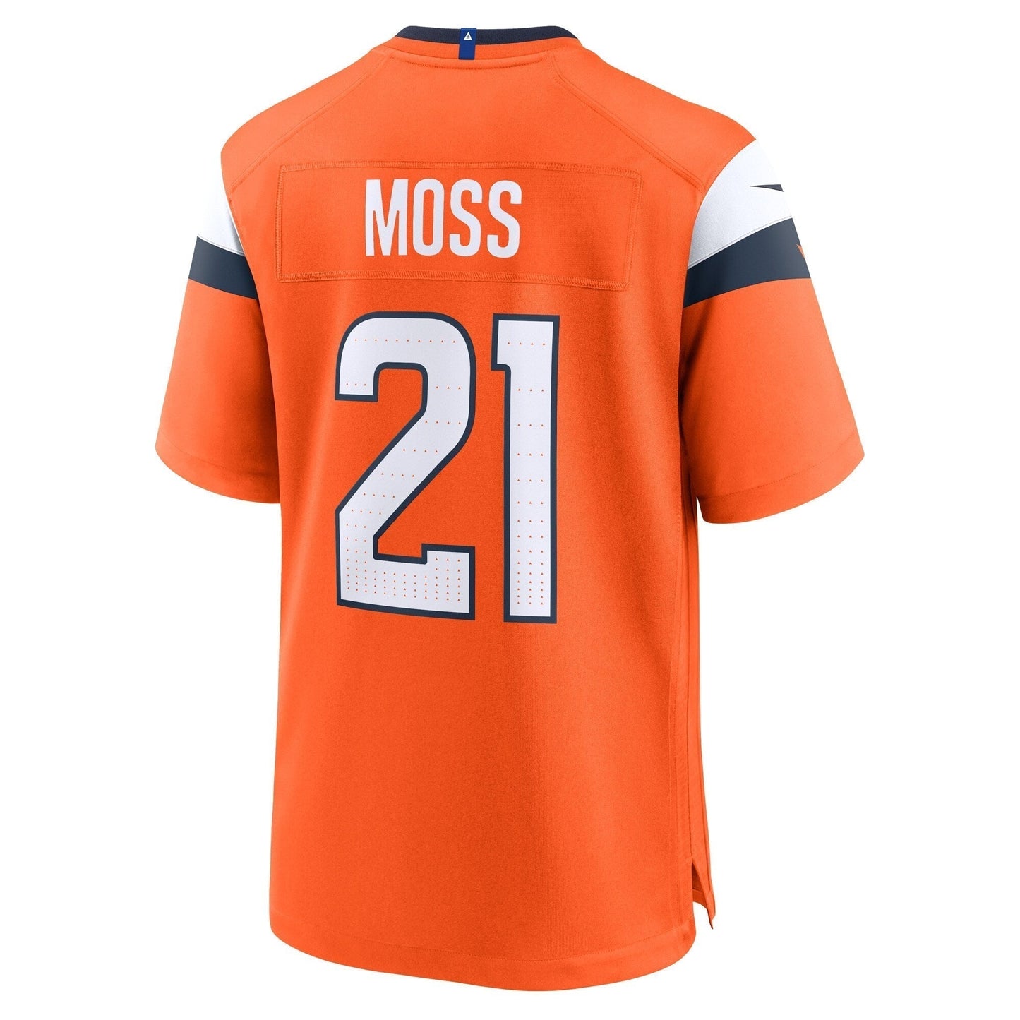 Riley Moss Denver Broncos Nike Team Game Jersey - Orange