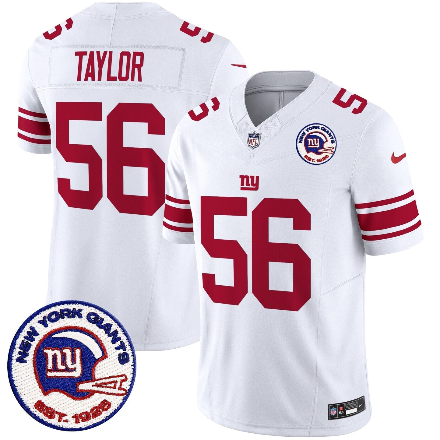 Mens New York Giants Est 1925 Patch Vapor Limited Jersey All Stitched