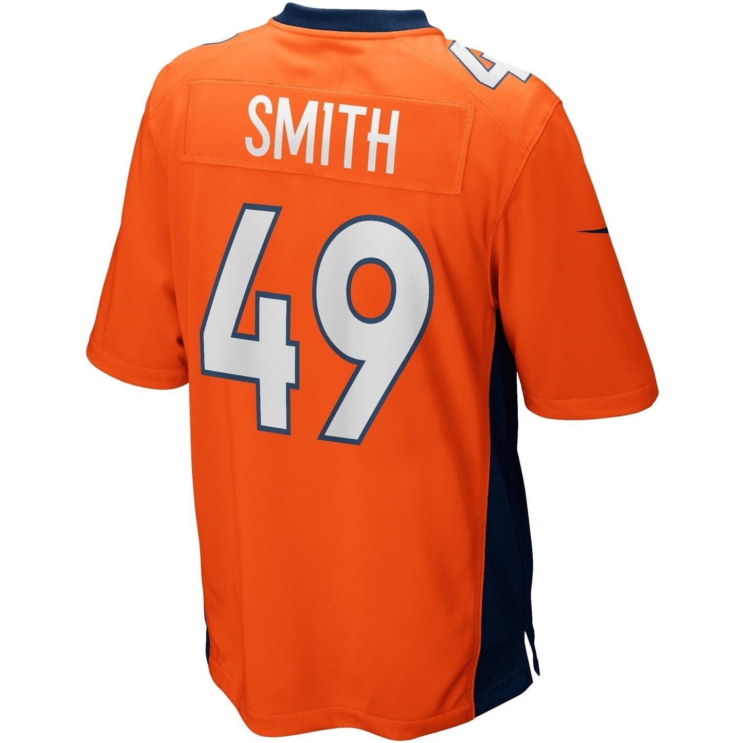 Dennis Smith Denver Broncos Nike Game Retired Jersey - Orange