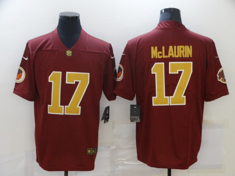 Men's Washington Commanders Terry Mclaurin #17 Red Player Game Jersey1
