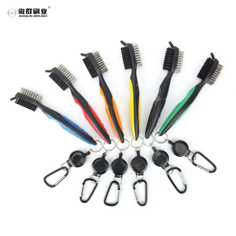 Industrial/DIY Grade Golf Metal Sharpener MK7 Water Brush Cleaner with Steel Wire OEM Customizable Golf Club Cleaner Brush