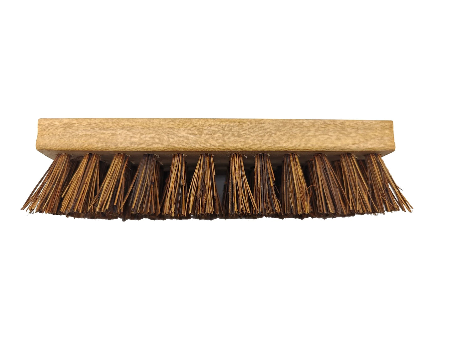 Factory Wholesale Hardwood Block Durabler Natural Fiber Brush Floor Brown Palmyra Coarse Sweeping Push Broom