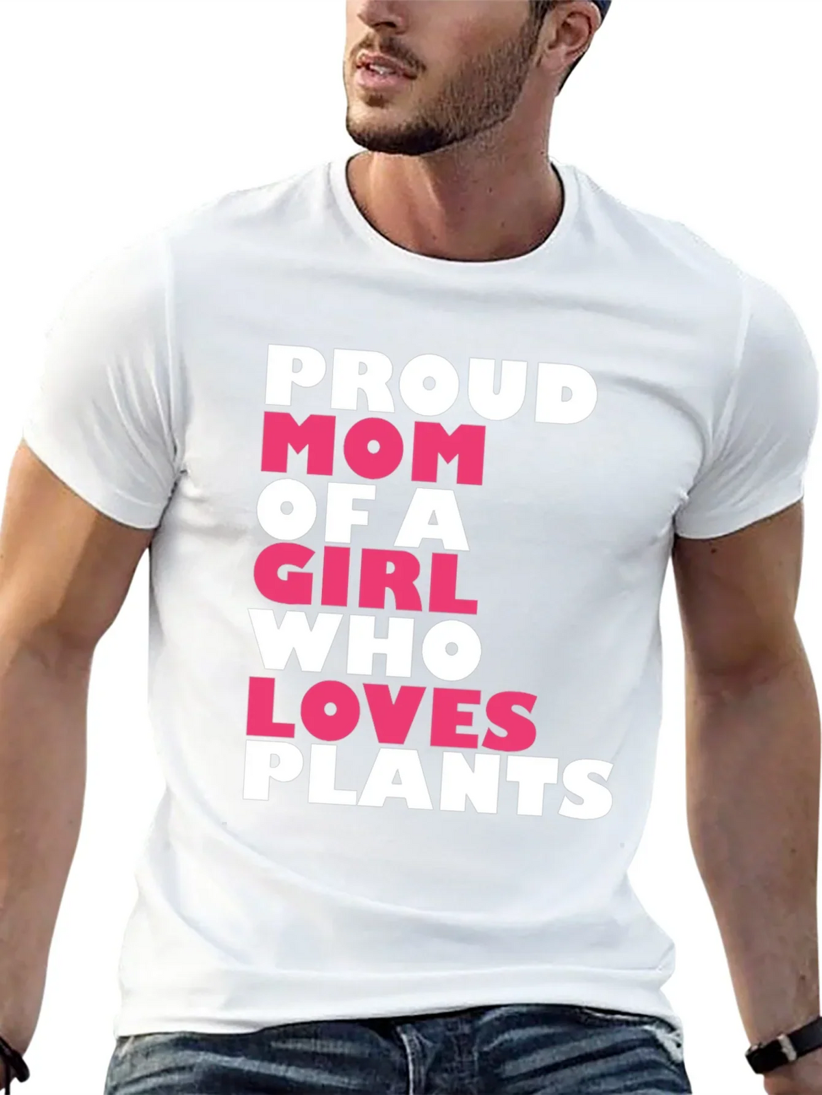 Proud Mom of a Girl Who Loves Plants T-Shirt