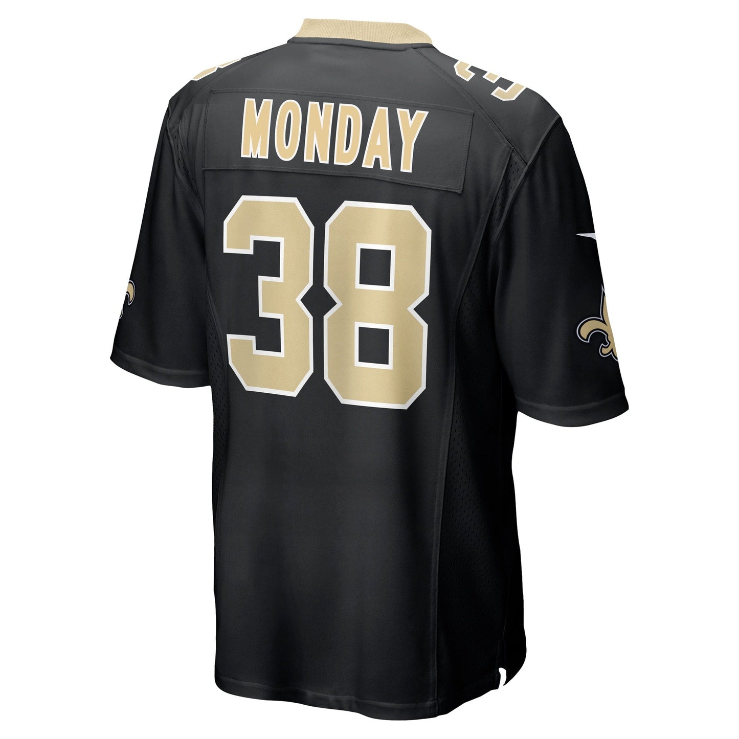 Smoke Monday New Orleans Saints Nike Game Jersey - Black