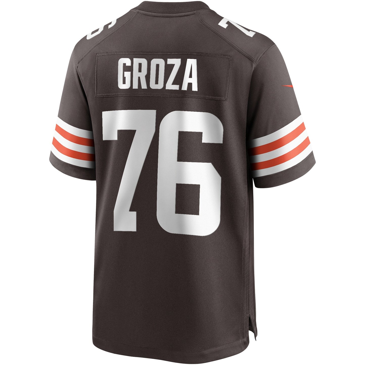 Lou Groza Cleveland Browns Nike Game Retired Jersey - Brown
