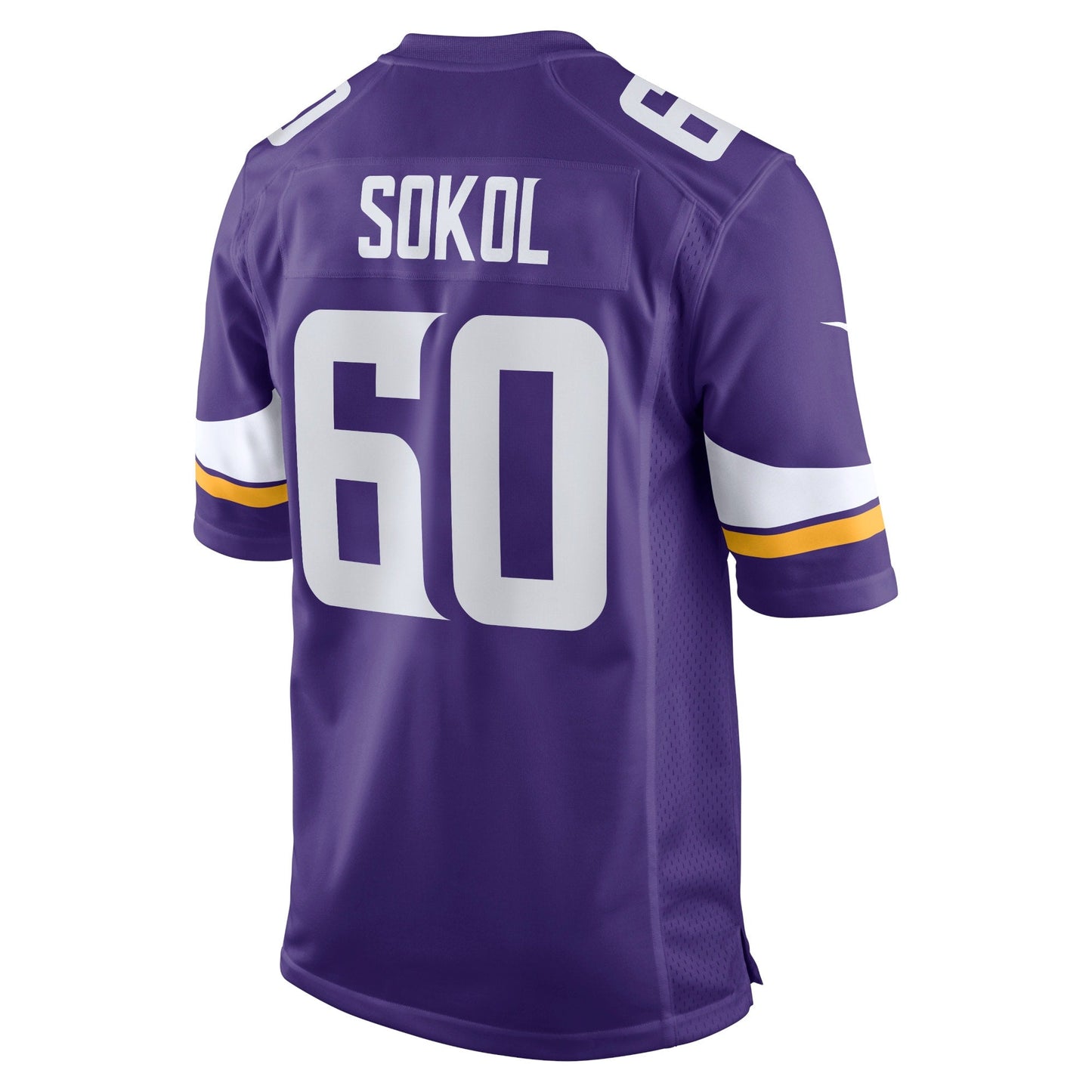 Josh Sokol Minnesota Vikings Nike Home Game Jersey - Purple