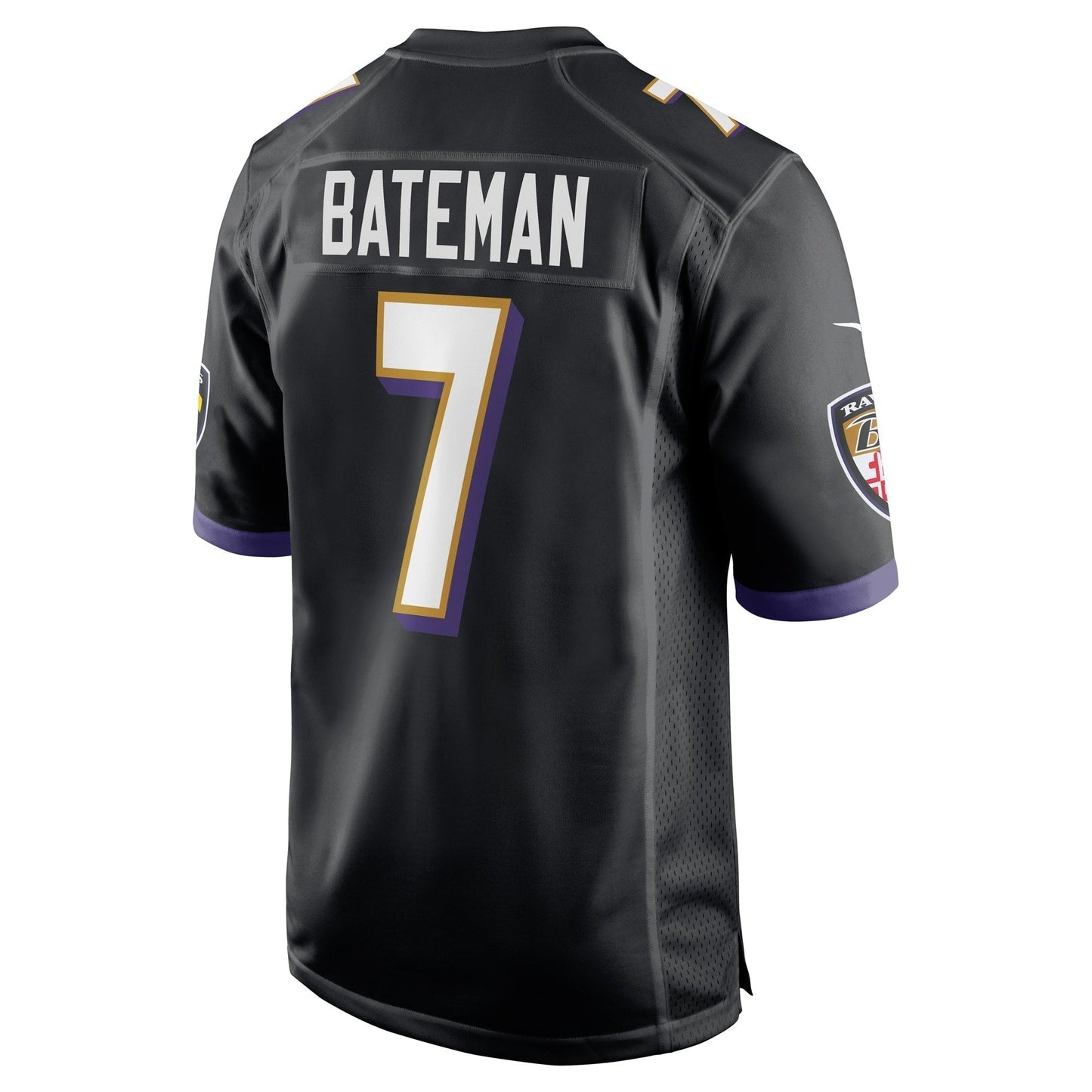Rashod Bateman Baltimore Ravens Nike Game Jersey - Black