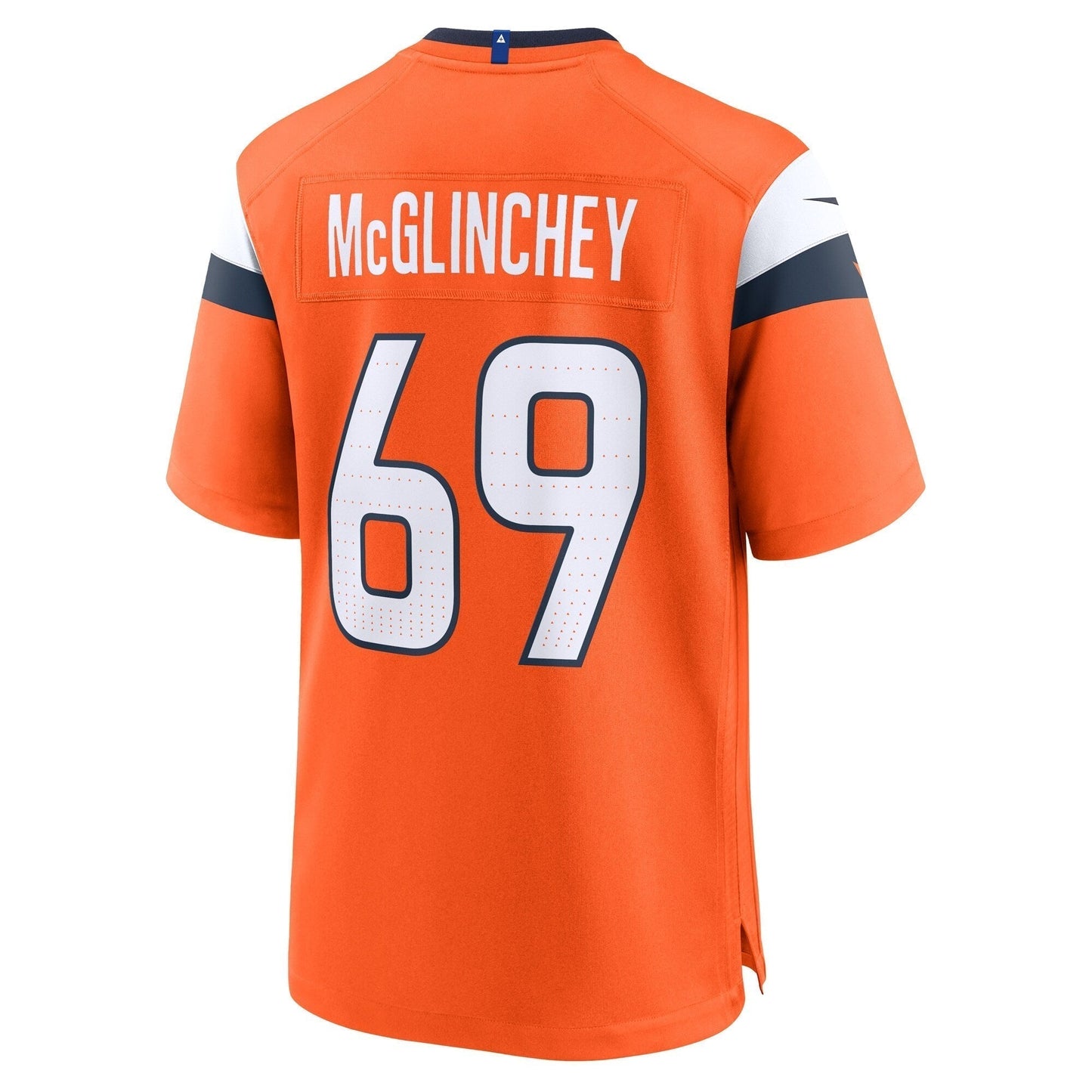 Mike McGlinchey Denver Broncos Nike Team Game Jersey - Orange