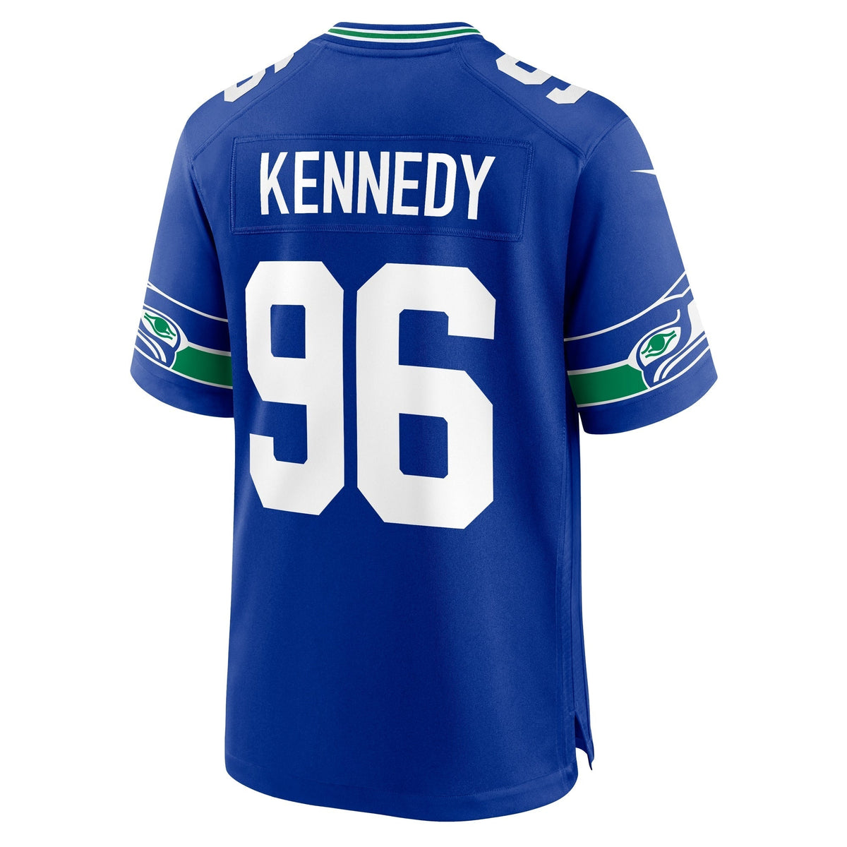 Cortez Kennedy Seattle Seahawks Nike Throwback Retired Game Jersey - Royal