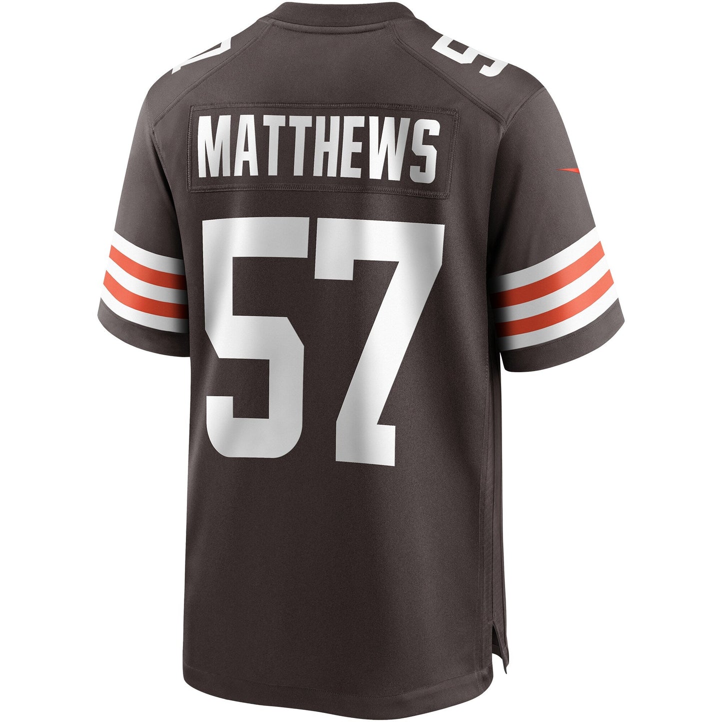Clay Matthews Cleveland Browns Nike Game Retired Jersey - Brown