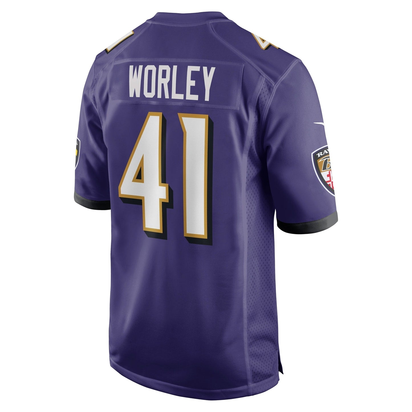 Daryl Worley Baltimore Ravens Nike Game Jersey - Purple