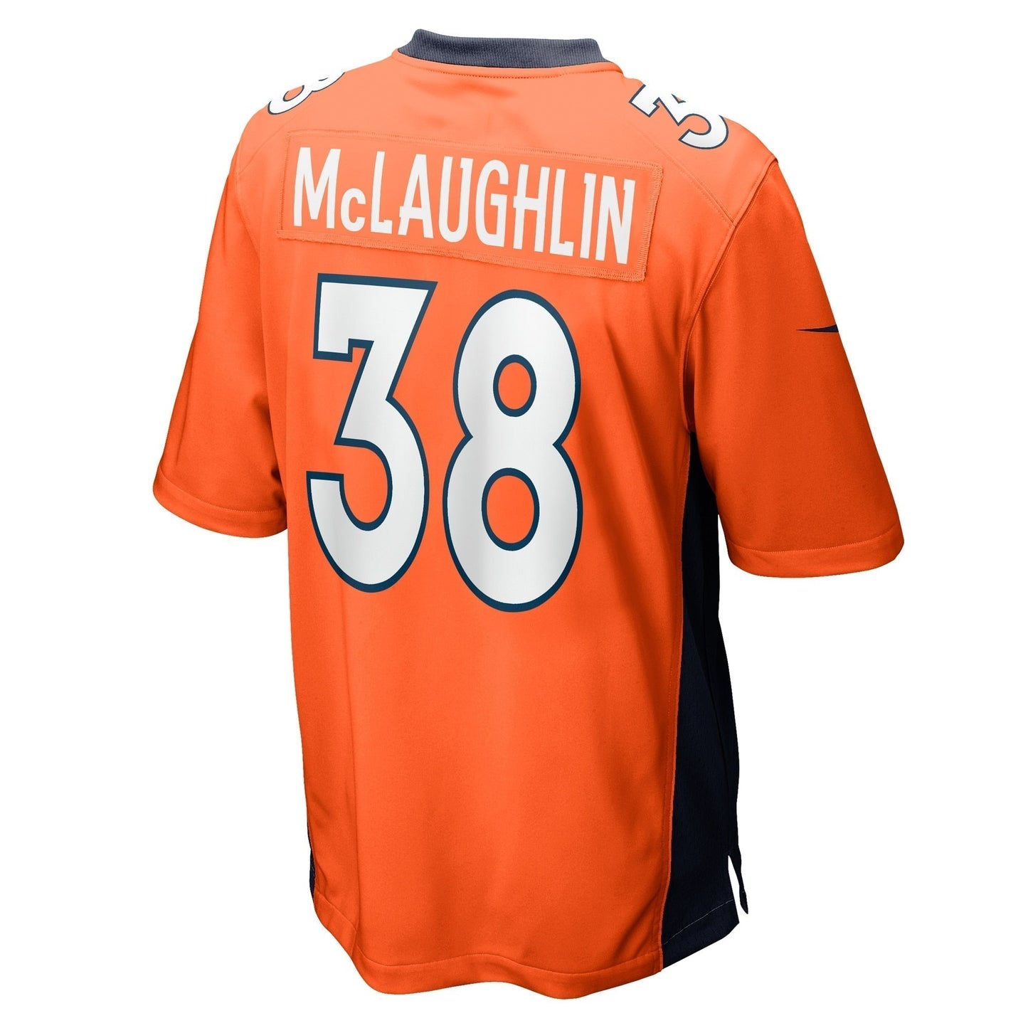 Jaleel McLaughlin Denver Broncos Nike Game Jersey - Orange