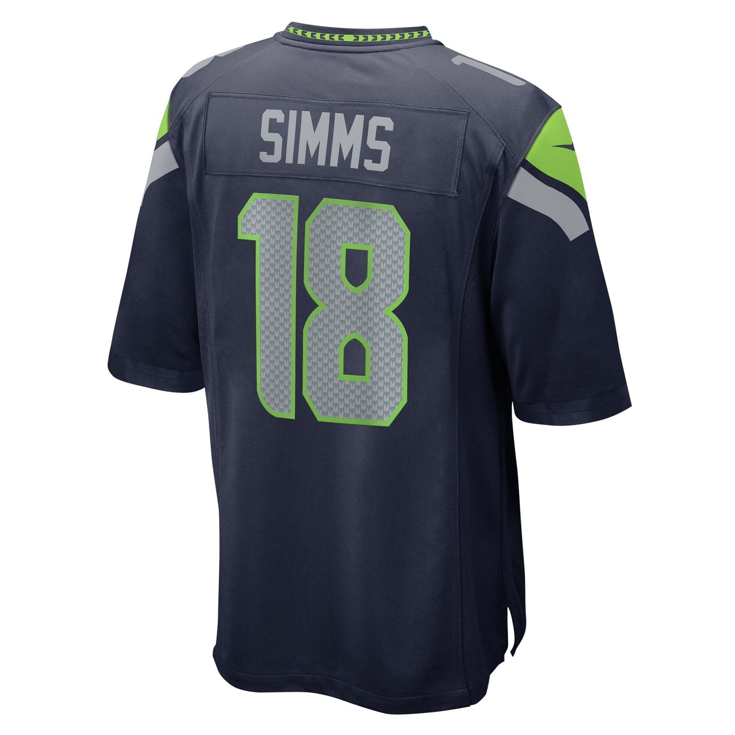 Marcus Simms Seattle Seahawks Nike Game Jersey - College Navy