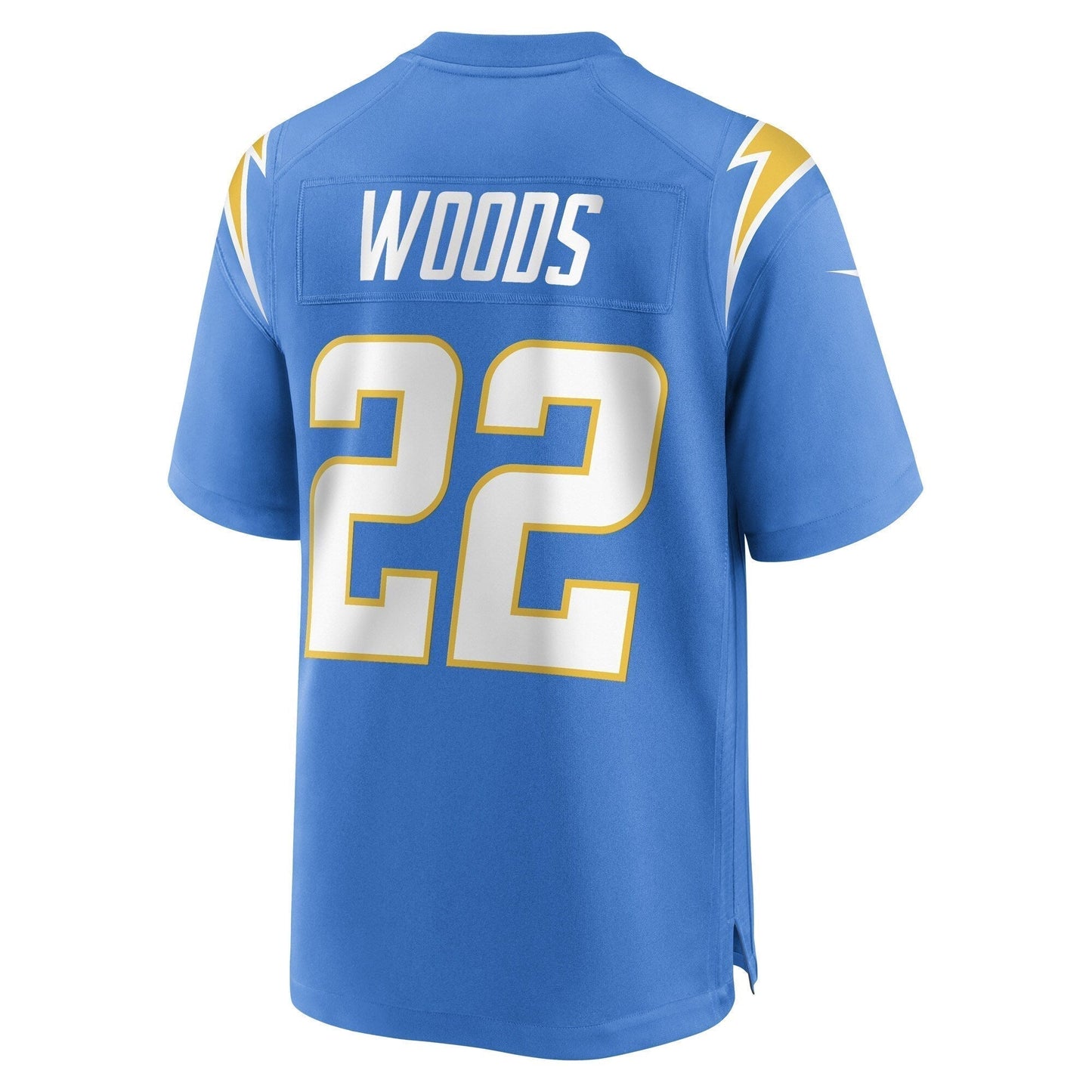 JT Woods Los Angeles Chargers Nike Game Jersey - Powder Blue