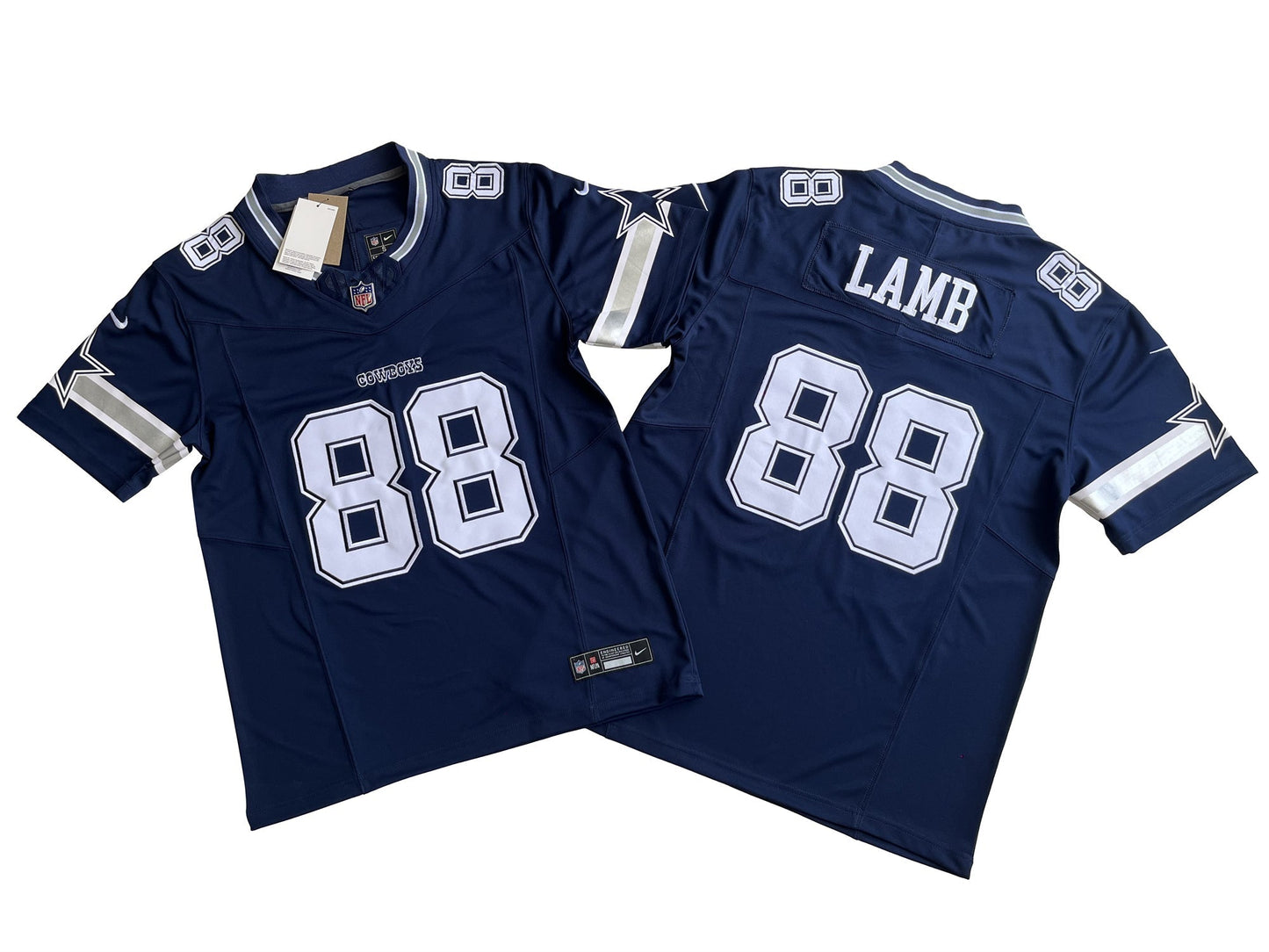 Dallas Cowboys 88# CeeDee Lamb Limited Jersey-Dark blue